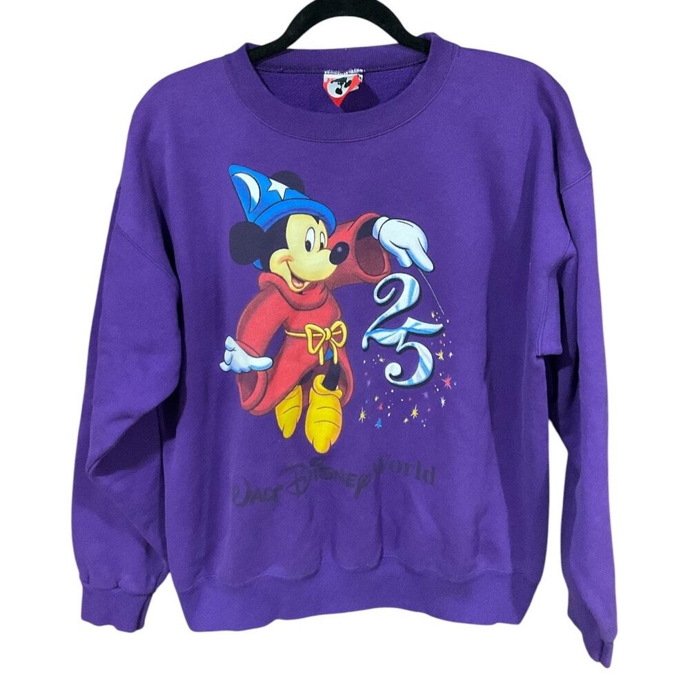 Disney Mickey Mouse Sweatshirt Medium Purple
